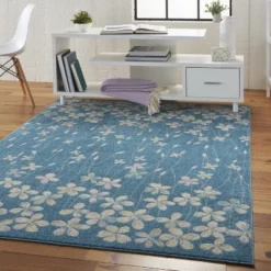 Nourison Tranquil Bohemian Botanical Bloom Area Rug 16 Nourison Tranquil Bohemian Botanical Bloom Area Rug -Home Decor Store GUEST ece1a21a a0b1 4ef2 9469 13e724453aaf
