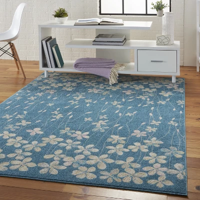 Nourison Tranquil Bohemian Botanical Bloom Area Rug 9 Nourison Tranquil Bohemian Botanical Bloom Area Rug - Image 7