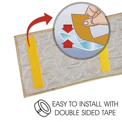 Sussexhome Leaves Collection Non-Slip Carpet Stair Treads For Wooden Steps, 9" X 28" 9 Sussexhome Leaves Collection Non-Slip Carpet Stair Treads For Wooden Steps, 9" X 28" - Image 7