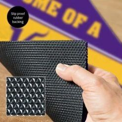 Evergreen Minnesota Vikings Looped PVC Trapper Indoor Outdoor Doormat 1'4"x2'4" Multicolored -Home Decor Store GUEST edcc9732 8813 4679 8c76 2ec232bd442e