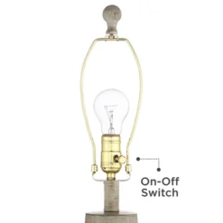 Regency Hill Glenn Rustic Country Cottage Table Lamps 27" Tall Set Of 2 Brushed Gray Terra Cotta Beige Fabric Shade For Bedroom Living Room Nightstand 12 Regency Hill Glenn Rustic Country Cottage Table Lamps 27" Tall Set Of 2 Brushed Gray Terra Cotta Beige Fabric Shade For Bedroom Living Room Nightstand -Home Decor Store GUEST ee875b24 79f9 46de 976e 21c7d0900de0