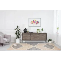 4'x6' Mountains Of The Moon Jute Area Rug Natural/Gray/Ivory - Anji Mountain -Home Decor Store GUEST eeca6bbf 4e8c 4385 b8ca af24ee443ca1