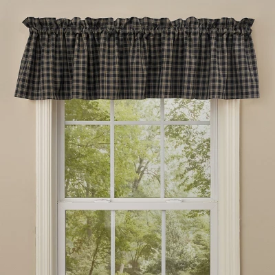 Park Designs Sturbridge Black Valance - 72''L - Black 3 Park Designs Sturbridge Black Valance - 72''L - Black