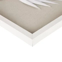 3pc Sabal Palm Rice Paper Framed Shadow Box Set Off White - Madison Park -Home Decor Store GUEST f234f424 61a6 4bb5 9e72 b97427b0f286