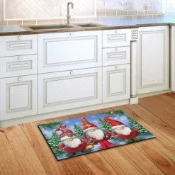 Briarwood Lane Winter Gnomes Christmas Doormat Humor Santa Hats Indoor Outdoor 30" X 18" -Home Decor Store GUEST f4892bf5 4ddc 488a ac3d 37a5899cc24b
