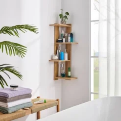 33" X 11.8" Alvar Corner 4 Tier Floating Ledge Column Wall Shelf - Danya B. -Home Decor Store GUEST f628d554 4767 4f07 8582 72535a185d98