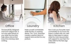 J&V TEXTILES 20" X 39" Comfort Collection Anti-Fatigue Kitchen Floor Mat (Bon Appetit) -Home Decor Store GUEST f66a29f9 f425 4a3f 9bce 1ad56a58089c