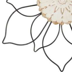 Set Of 2 Metal Floral Wall Decors Black - Olivia & May -Home Decor Store GUEST f6aba4d3 4880 4901 8125 f07754771c2f