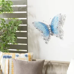 Eclectic Butterfly Wall Decor Silver - Olivia & May -Home Decor Store GUEST f848d628 a048 4a60 aa7b 5f5aa3ffc6ff