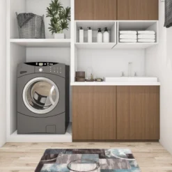 World Rug Gallery Contemporary Abstract Circles Anti Fatigue Standing Mat -Home Decor Store GUEST fa5107ff 08b8 4499 8353 9654f63a9ecb