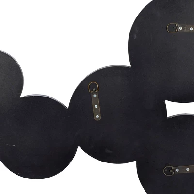 Glass Bubble Cluster Wall Mirror Silver - Olivia & May 4 Glass Bubble Cluster Wall Mirror Silver - Olivia & May - Image 2