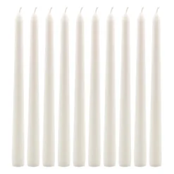 10" Taper Candle White - Stonebriar Collection -Home Decor Store GUEST fbac22e4 d9c3 4dda 8234 e37438911d99