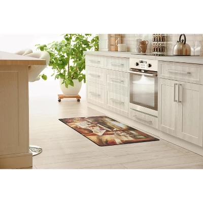 World Rug Gallery Village Restaurant Scenery Anti-fatigue Kitchen Mat 9 World Rug Gallery Village Restaurant Scenery Anti-fatigue Kitchen Mat - Image 7
