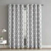 Regal Home 2 Pack Hunter Blackout Gray & White Trellis Window Curtain Panels -Home Decor Store GUEST fc7a8ba6 1587 4bb3 ab63 e6acade19b1a