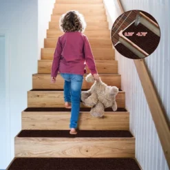 Costway 15 PCS Slip-resistant Stair Mats 30'' X 8'' Non-Slip Stair Treads Carpet -Home Decor Store GUEST ffbd126f dccc 4a80 a1f3 340fe86a6c60